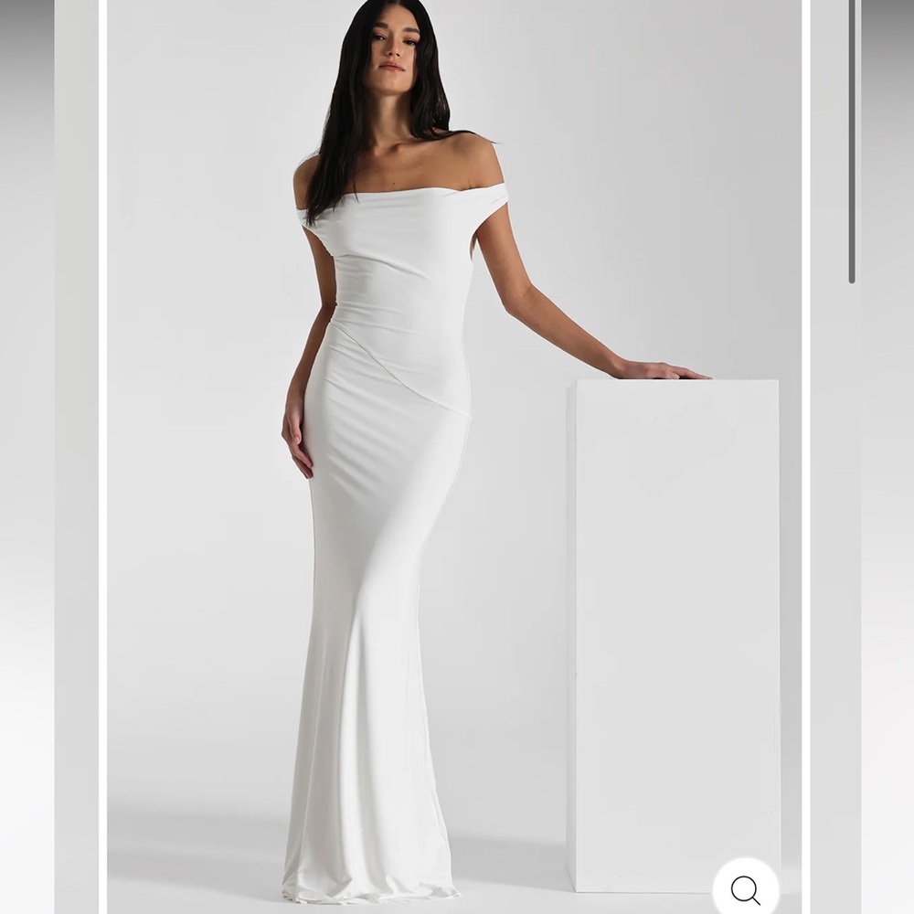 Natalie Rolt Bettina Gown White